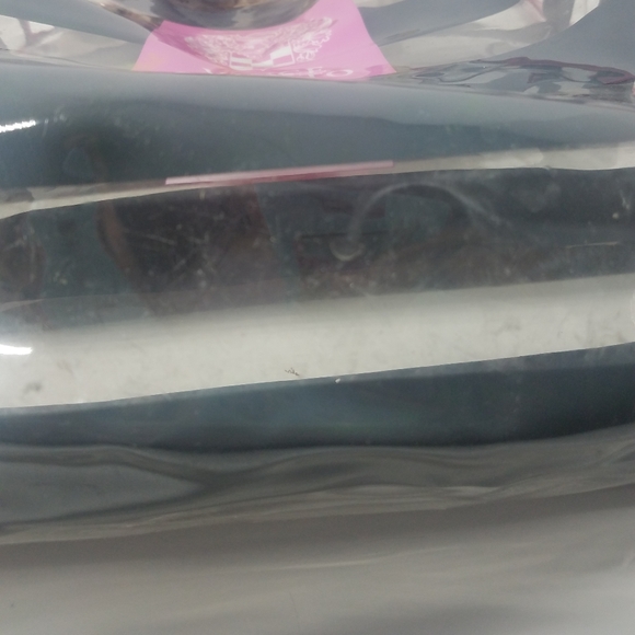 Vince Camuto Striped Gray and Pink Beach Tote Bag - Picture 13 of 15